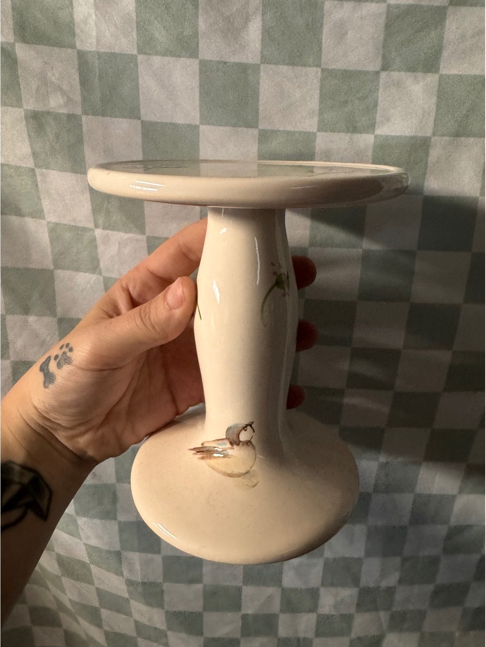 Bath & Body Works Fall 1999 Ceramic Candle Holder